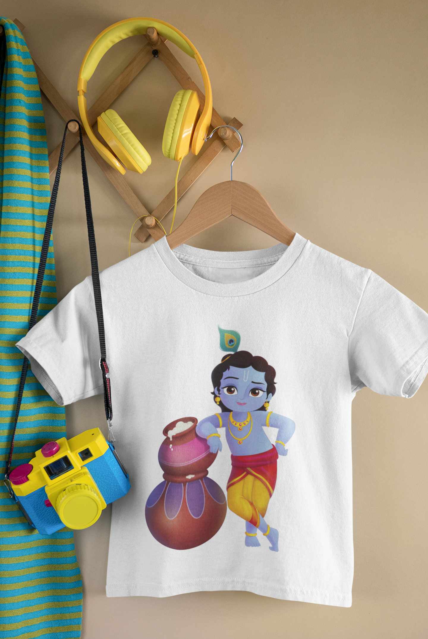✨ Butter Lover Krishna Kids T-shirt – Just ₹699! ✨